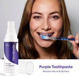 Crema dental morada