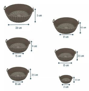 Canastas de Silicona para Freidora