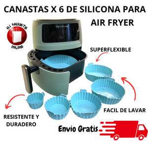 Canastas de Silicona para Freidora